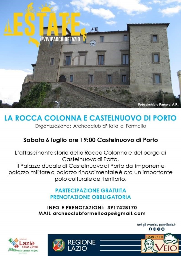 LA ROCCA COLONNA E CASTELNUOVO DI PORTO